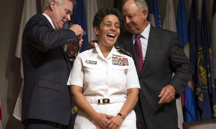 Mỹ có nữ Đô đốc đầu tiên trong lịch sử