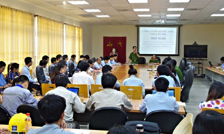 Hà Tĩnh: Ký kết đảm bảo an ninh trật tự tại Khu kinh tế Vũng Áng