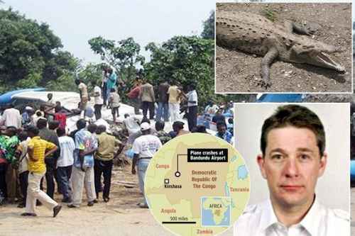 Cá sấu xuất hiện trên máy bay, 19 người thiệt mạng