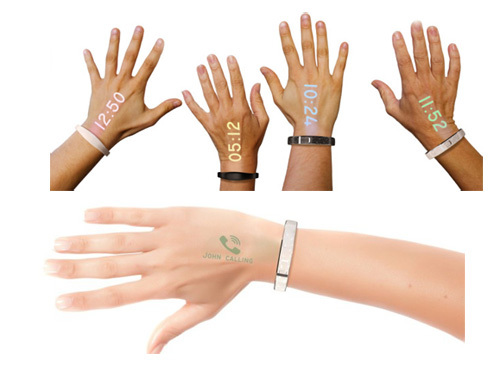 Đồng hồ thông minh hiển thị nội dung trực tiếp lên tay