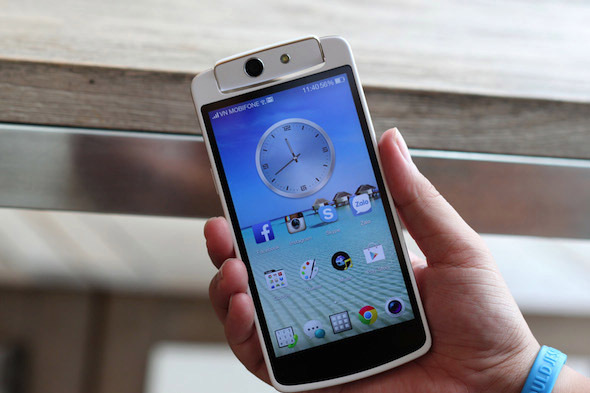 Đập hộp Oppo N1 mini chính hãng tại Việt Nam