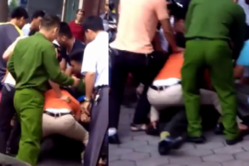 Clip: “Thanh niên ngáo đá” cầm súng bắn công an gây xôn xao