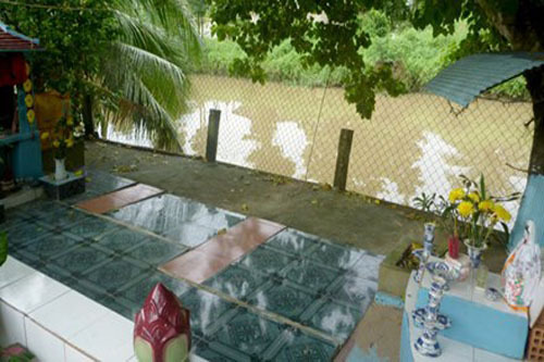 Nhảy sông tự vẫn sau khi vái lạy tượng Phật bà