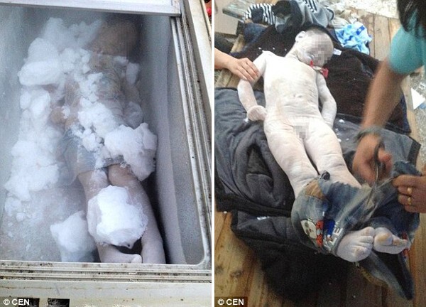 Đau lòng gia đình ướp xác con trong tủ lạnh chờ bồi thường