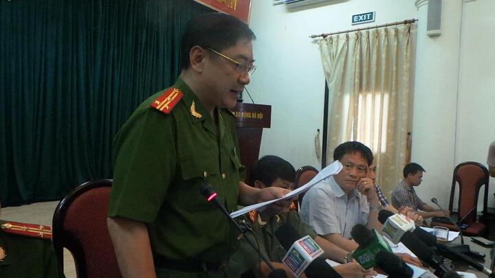 Clip: Công an Hà Nội chính thức xác nhận tìm thấy xác chị Huyền