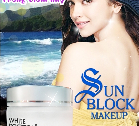 Kem trang điểm trắng da mặt siêu chống nắng White Doctors