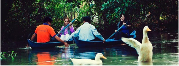 Đến và cảm nhận khu du lịch ven sông Bình Mỹ