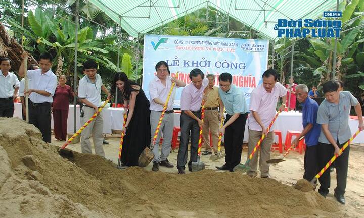 Khởi công xây dựng nhà tình nghĩa tại Hà Tĩnh