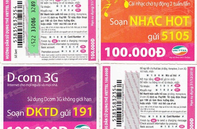 Viettel nói gì về vụ loạt thẻ cào 100.000 đồng giả tại Phú Yên?
