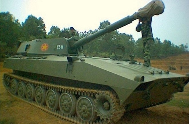 Bộ đôi pháo tự hành hạng nặng trong quân đội Việt Nam