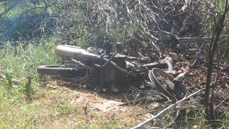 Phát hiện thi thể người đàn ông chết cháy trong rẫy