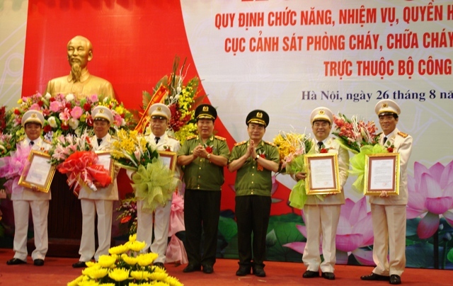 Ra mắt Cục Cảnh sát PCCC trực thuộc Bộ Công an