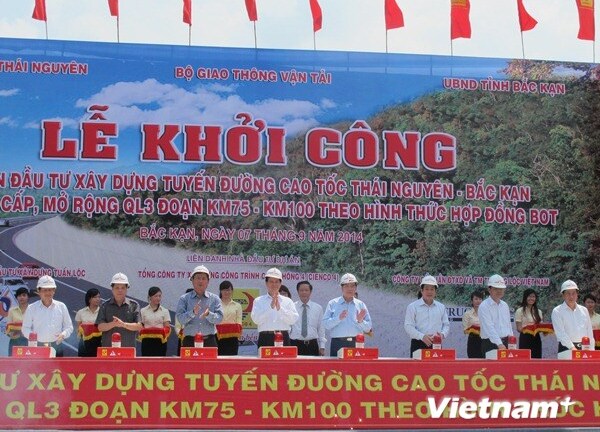 Gần 2.750 tỷ đồng xây dựng tuyến cao tốc Thái Nguyên-Chợ Mới