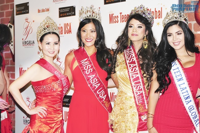 HH quý bà Sương Đặng đọ vẻ trẻ trung với Miss teen châu Á tại Mỹ