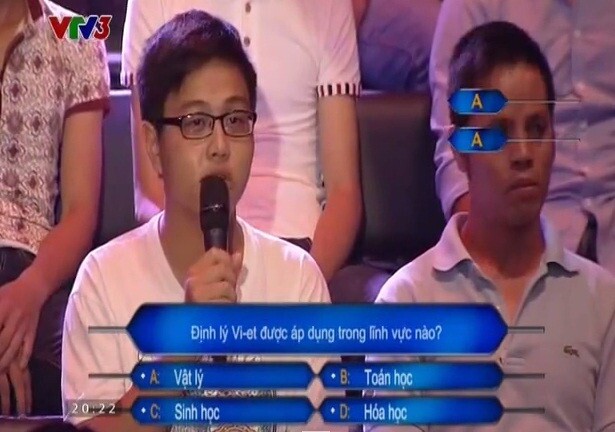 SV Ngoại thương không biết định lý Vi-et là công thức Toán