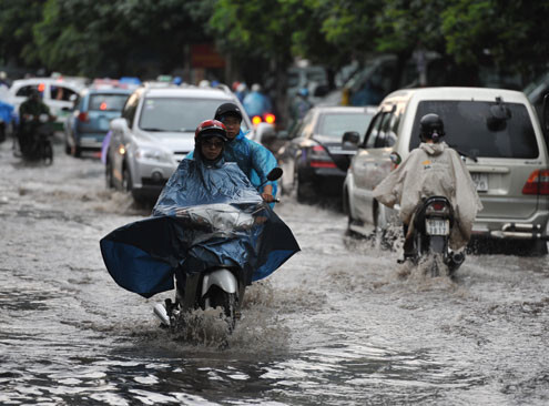 Tin bão số 3: Sáng mai 17/9, Hà Nội sẽ có mưa lớn gây ngập úng 