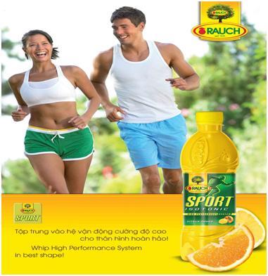 Rauch Sport Isotonic – Nước uống thể thao phục hồi năng lượng