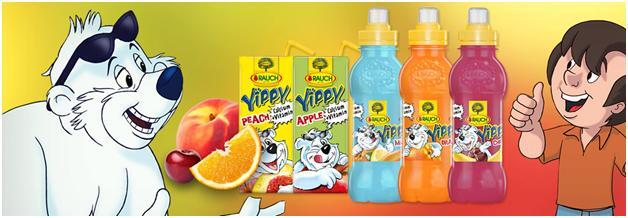 Nước uống trái cây Yippy - nguồn dinh dưỡng an toàn cho bé