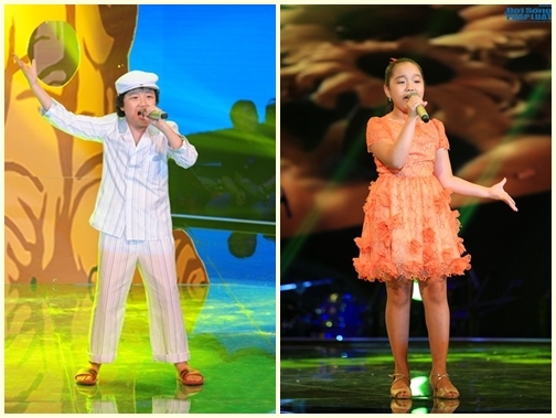 Bán kết Giọng hát Việt nhí 2014: Linh Nhi, Hoàng Anh 
