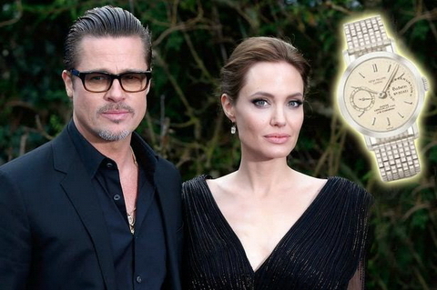 Sốc đồng hồ 63 tỉ Angelina Jolie tặng chồng ngày cưới