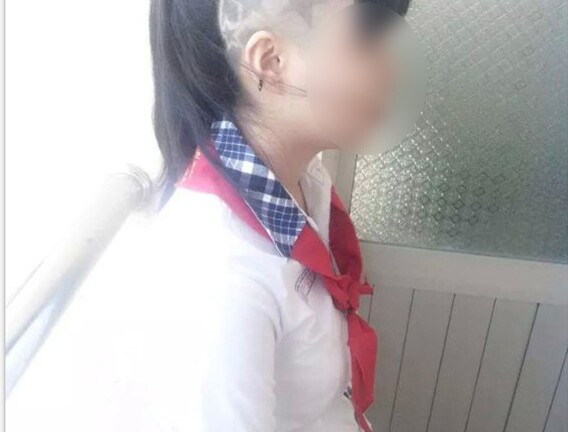 Nữ sinh cấp 2 Đồng Nai gây chú ý với kiểu tóc lạ