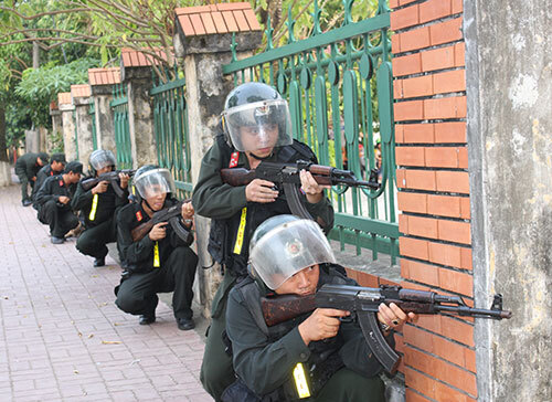 Hưng Yên diễn tập thực binh xử trí tình huống A2