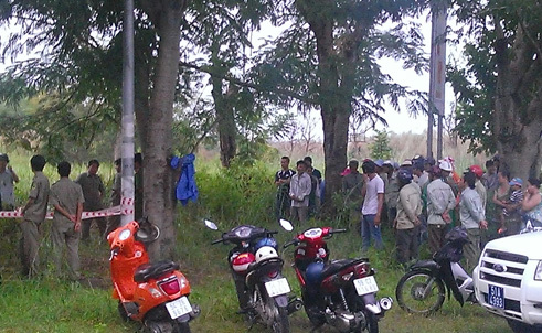 Phát hiện bộ xương người bị buộc dây