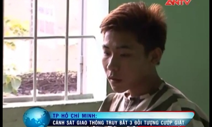 Cảnh sát giao thông rượt đuổi nhóm cướp giật Sài Gòn