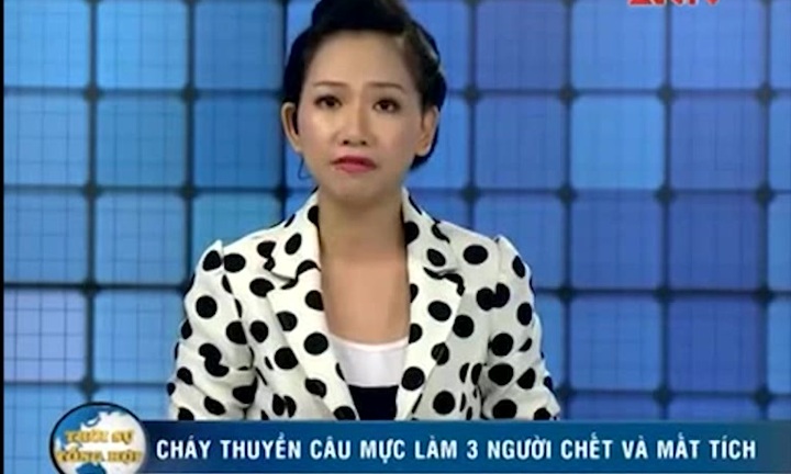 Cháy thuyền câu mực, 2 ngư dân tử vong