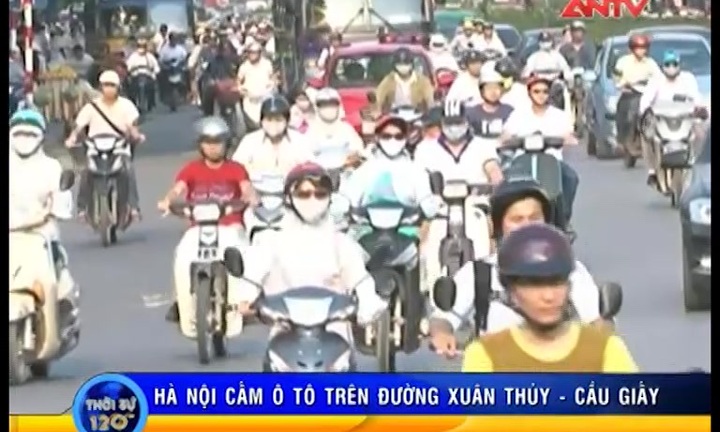 Hà Nội: Phân luồng ôtô tránh tuyến đường huyết mạch