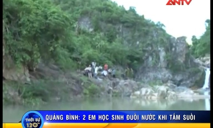Hai nữ sinh đuối nước khi đi tắm suối
