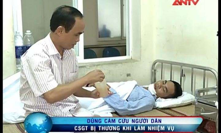 Thiếu úy CSGT bị đâm trọng thương khi đang làm nhiệm vụ