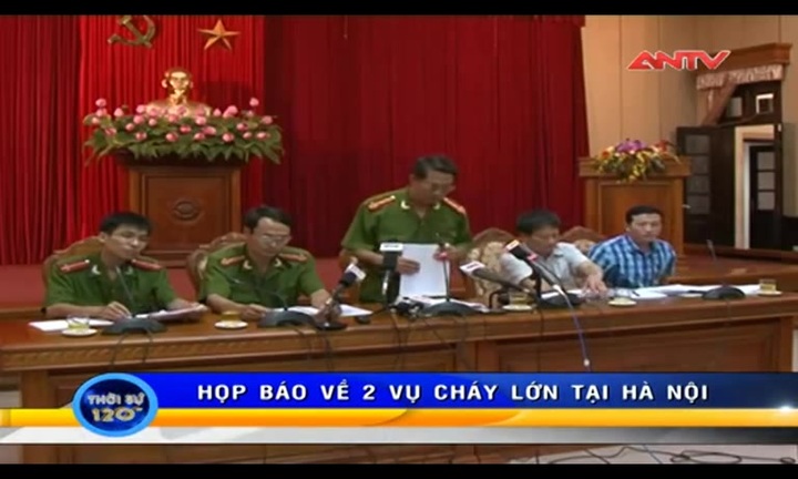 Thông tin chính thức sau cuộc họp báo về 2 vụ cháy lớn ở Hà Nội