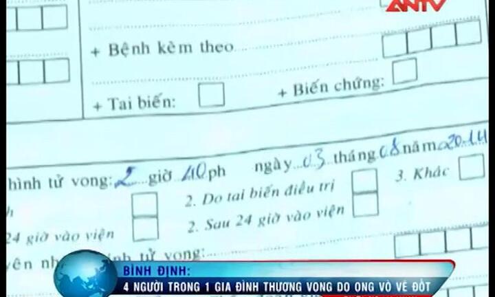 Thương tâm cảnh 4 người trong một gia đình thương vong do bị ong đốt