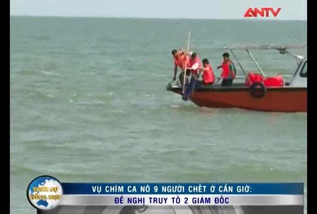 Truy tố 2 Giám đốc vụ chìm ca nô kinh hoàng ở Cần Giờ