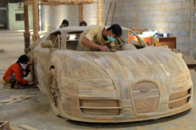 Mãn nhãn “siêu xe” Bugatti Veyron của người Indonesia