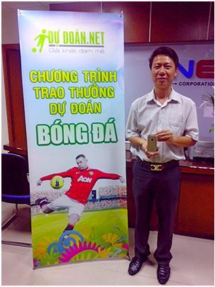 Trao giải thưởng tháng 9 dudoan.net