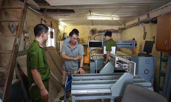 Thu giữ hàng trăm thiết bị, máy lọc nước giả nhãn hiệu nổi tiếng