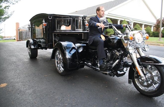 Độc đáo xe tang Harley Davidson ở Mỹ