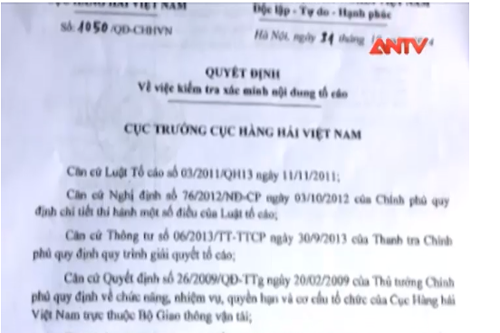 Clip: Điều tra Nguyên Giám đốc Cảng vụ Hàng hải Thanh Hóa