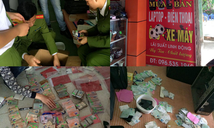 Thanh Hóa: Bất ngờ đột kích hai hiệu kinh doanh tín dụng đen