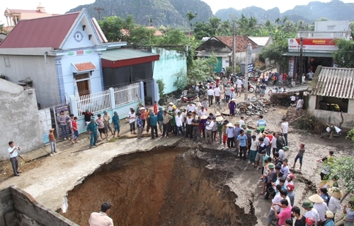 Clip: “Hố tử thần” ở Thanh Hóa đã được san lấp