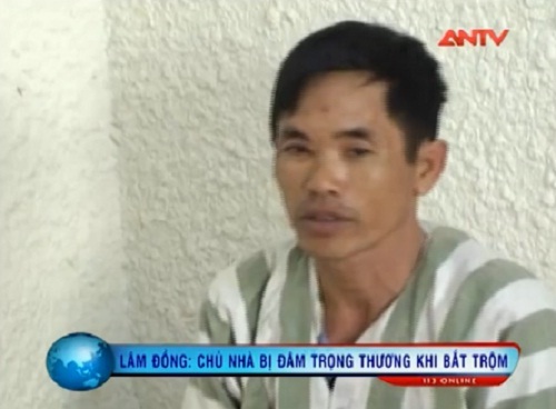 Clip: Bị truy bắt, tên trộm táo tợn đâm trọng thương chủ nhà