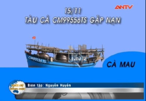 Clip: Cứu nguy tàu cá chở 7 thuyền viên trôi dạt trên biển