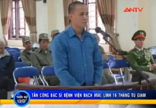 Clip: Bản án cho kẻ hành hung bác sĩ bệnh viện Bạch Mai