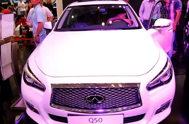 Infiniti giới thiệu Q50 tại Vietnam Moto Show 2014