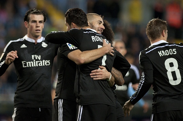 Thắng thuyết phục Malaga, Real Madrid tạm bỏ cách Barca 5 điểm