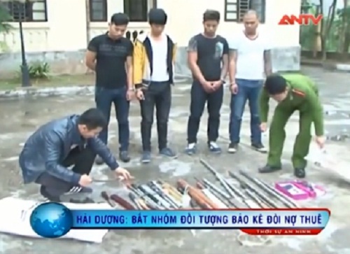 Video: Triệt phá băng nhóm dùng “hàng nóng” đòi nợ thuê