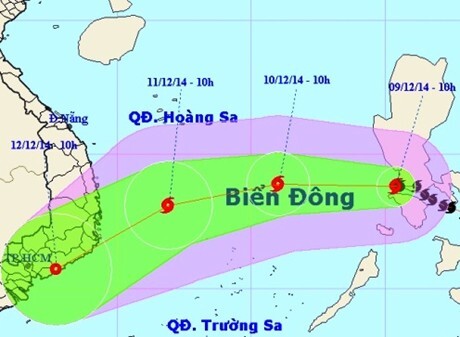 Bão Hagupit suy yếu dần, miền Bắc rét đậm