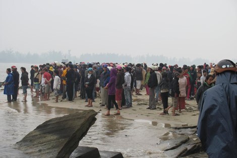 Một người mất tích khi bủa lưới đánh cá trên biển	